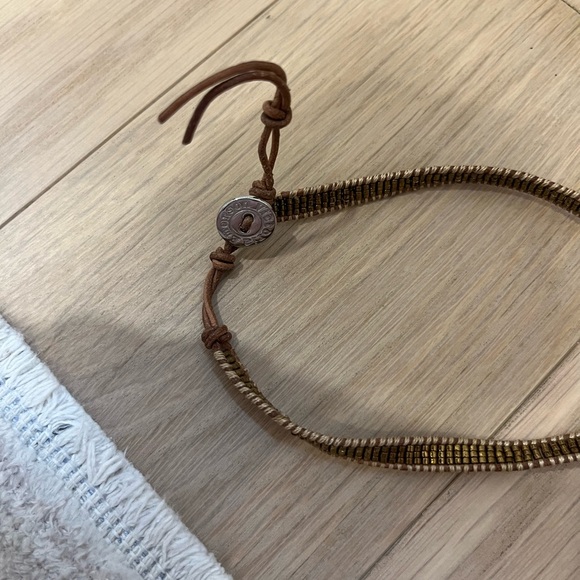 Victoria Emerson Brown Leather Wrap Bracelet - Picture 3 of 3